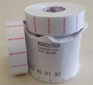 1000 Monarch 1136 Best Before Labels