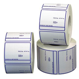 Wedderburn 54 Blue Utility Labels