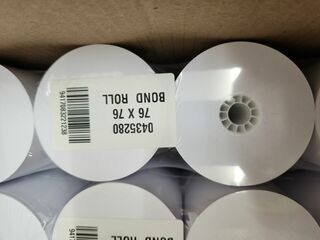 76 x 76 Bond Rolls - 10 Rolls