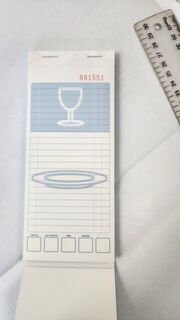 Triplicate Rails Order Pad
